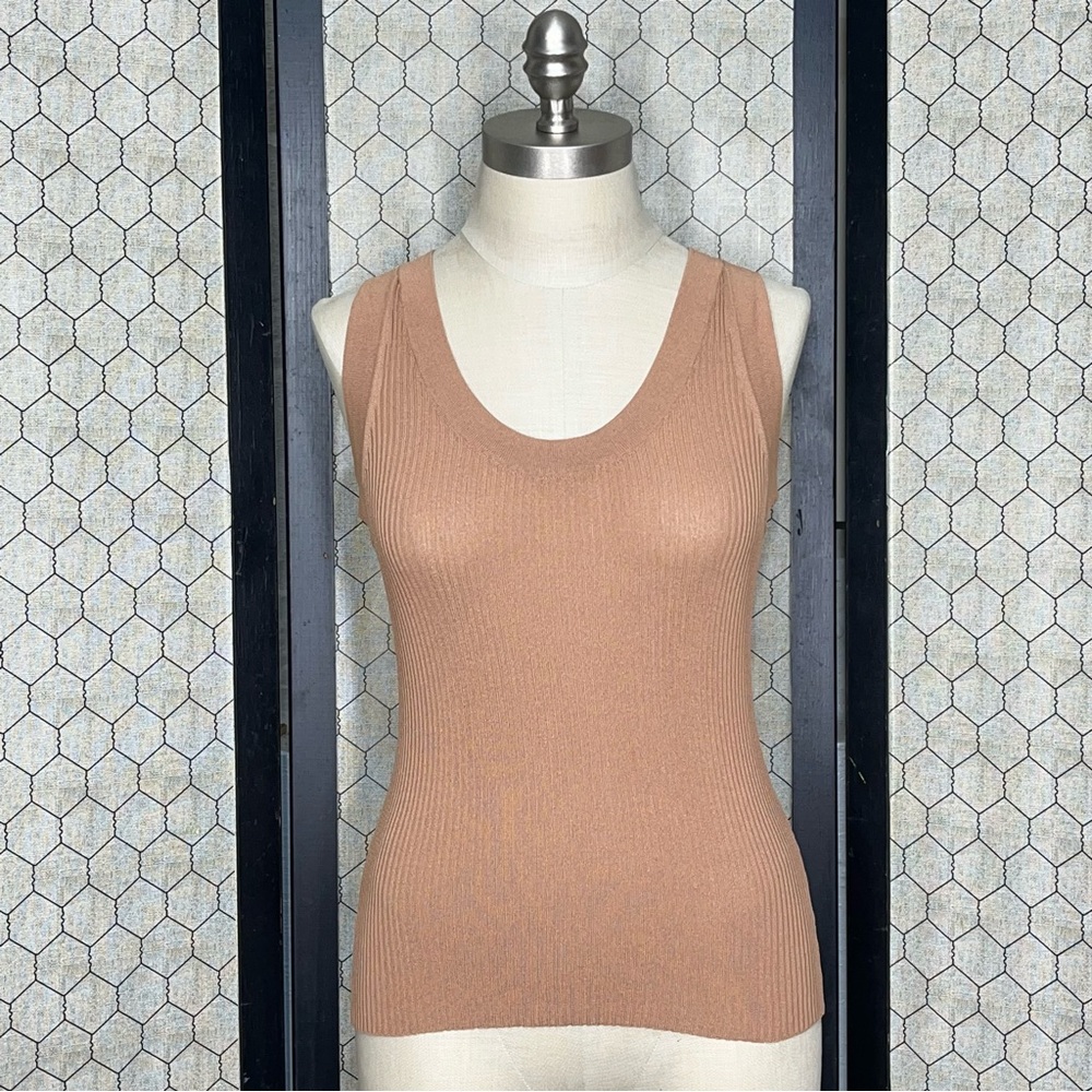 Zara Knit Ribbed Tank Top